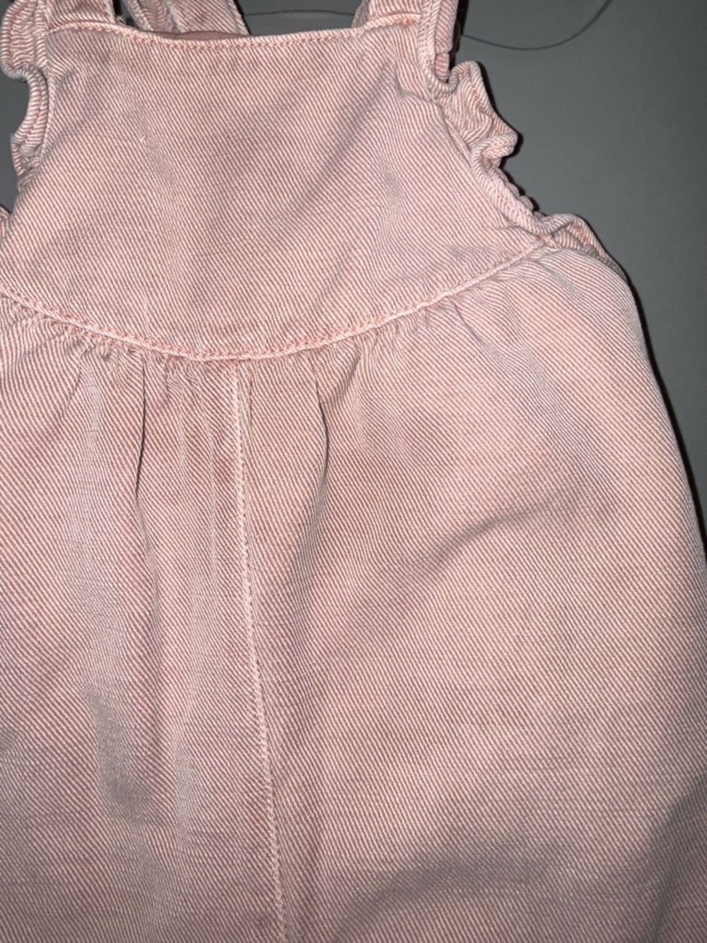 Zara Dusty Pink Ruffle-Strap Overalls - Picture 3 of 3